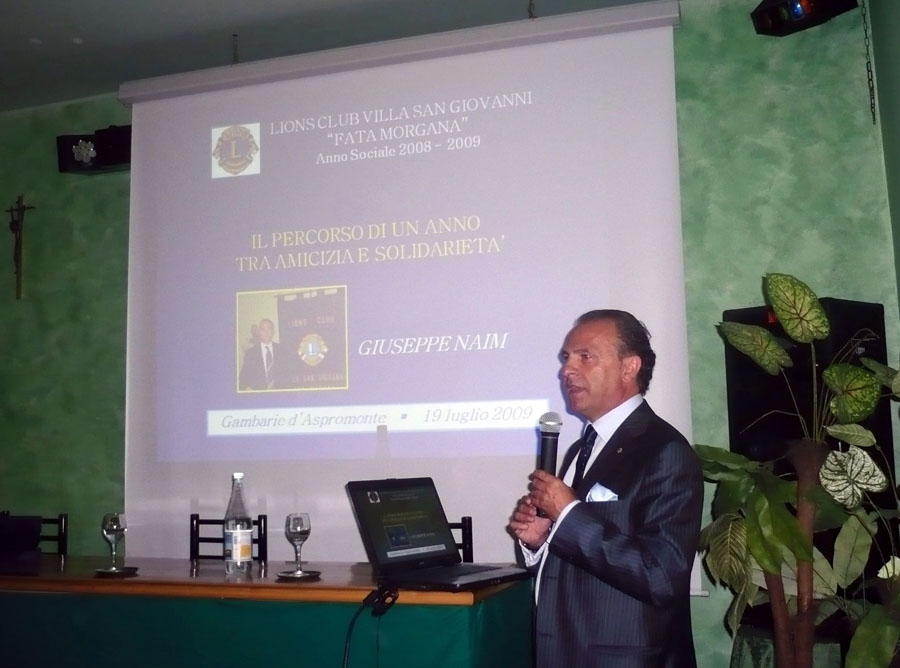 14a. Passaggio Della Campana Relazione Consuntiva Presidente Uscente Gambarie Daspromonte 19.07.2009