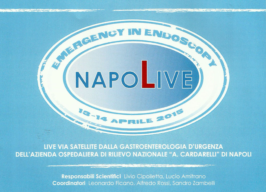 22a. Napolive Emergency In Endoscopy Napoli 13 14.04.2015