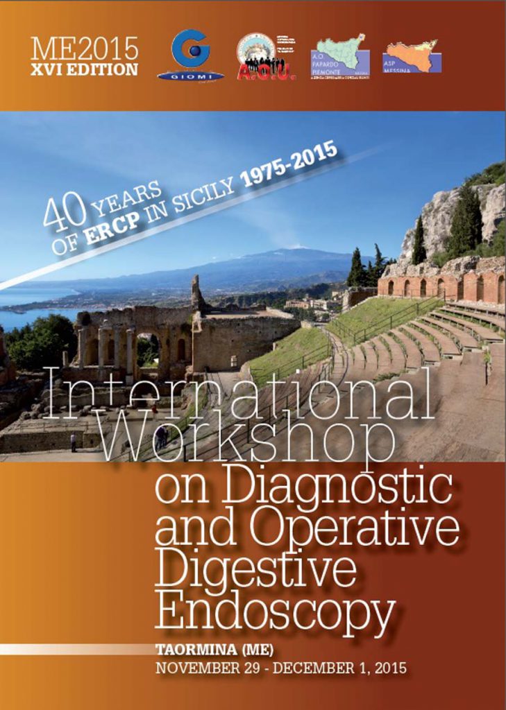 23a. International Workshop On Diagnostic And Operative Endoscopy Taormina 29.11 1.12.2015 