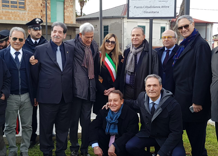 72b. Intitolazione Piazza Cittadinaza Umanitaria Lc Taurianova Oppido Mamertina Rc 27.01.2018