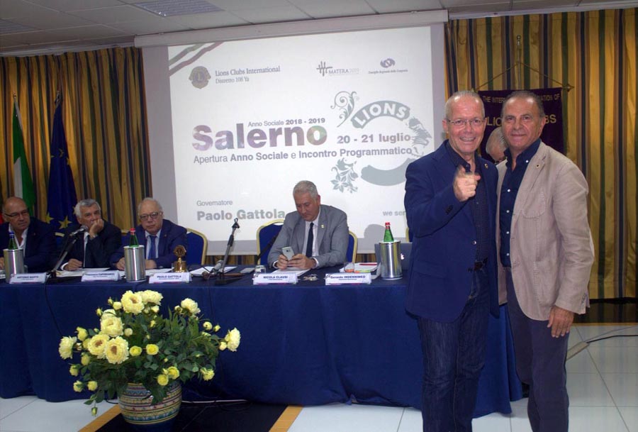 79b. Incontro Programmatico Il Governatore Paolo Gattola Conferisce A Pino Naim Lincarico Di Presidente Viii Circoscrizione Salerno 19 21.07.2018