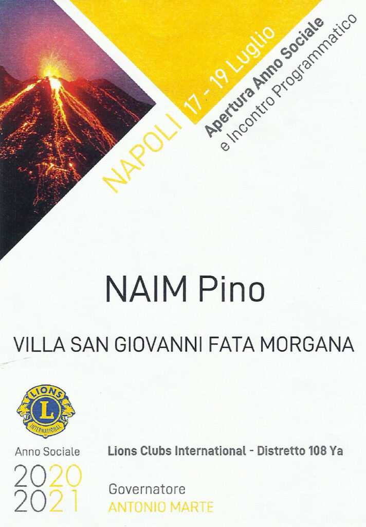 157a. Apertura Anno Sociale E Incontro Programmatico Napoli 17 19.07.2020 1