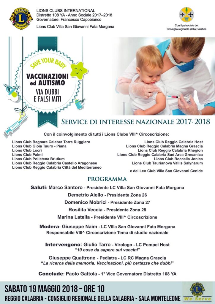 78a. Service Vaccinazioni Ed Autismo Reggio Calabria 19.05.2018